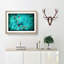 Sunlight upon the Dolphins in Abstract - Picture Frame Painting Print-55727604-55727592