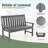 Pada Plastic Outdoor Bench