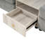 Canapé modulaire rembourré 95,7 po avec accoudoirs de rangement et console centrale Modern-1419021452-1419021453