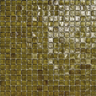 Topaz 5/8" x 5/8" Glass Mosaic