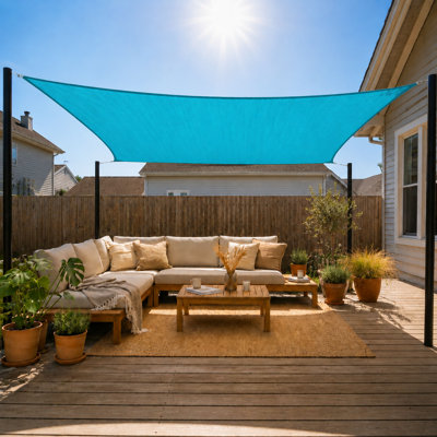 Royal Shade Rectangle Shade Sail With Rope