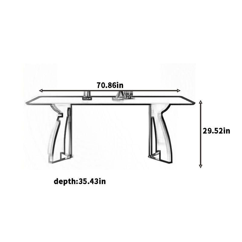 Filotia, H 29,52 po x L 70,86 po x l 35,43 po