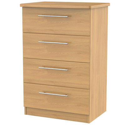 Fully Assembled Lyndale 4 Drawer 58Cm W Chest of Drawers
