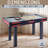 ROSEED 48" Complete Set Pool Table, Compact Size with Premium Velvet Tabletop and Solid Cue Sticks