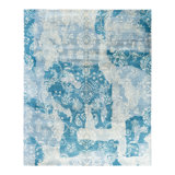 Overdyed One-of-a-Kind 8' 4" X 10' 2" Hand Knotted Area Rug