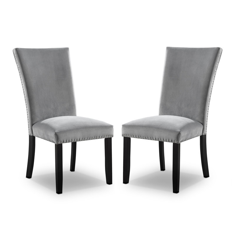 Perrinton Side Chair, Black/Light Gray