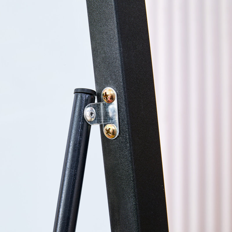 Miroir Quinnisha, Noir, H 63 po x l 20 po, Bois massif