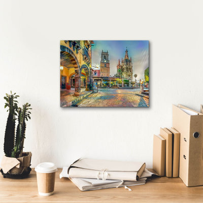 «Epic Graffiti» «Guanajuato Mexico San Miguel de Allende» par Pedro Gavidia, impression sur toile tendue