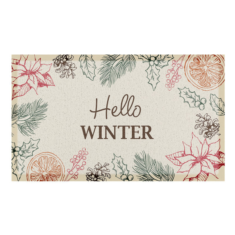 Non-Slip No Pattern Doormat, 40cm W X 70cm L