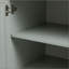 Armoire de rangement avec portes pour salle de bain / bureau, trois tiroirs-2125322402