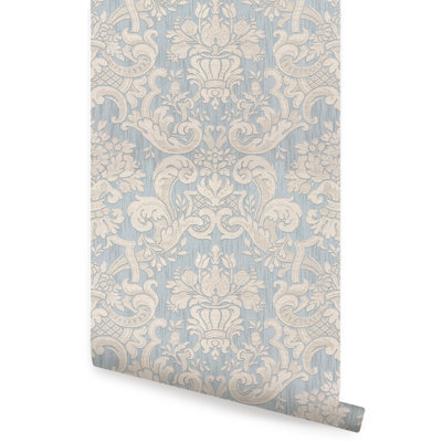 Saro Peel & Stick Damask Roll