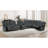 2-Piece Modern And Upholstered Soft Manual Reclining Living Room Set-109867514