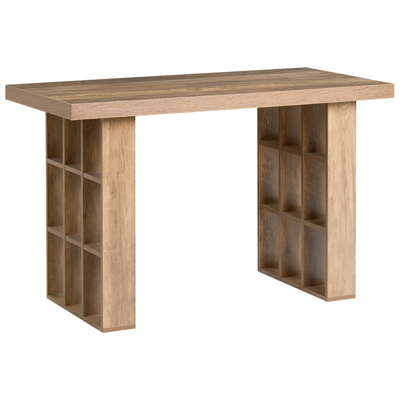 ELURA Particle Board / Chipboard Executive Desk, Brown