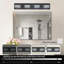 Luminaire de salle de bain 26 po avec 4 lumières DEL noires modernes pour salle de bain et miroir-1969945601-1969945603-1969945608