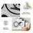 Black Grey Curve carpet-easy to clean, machine-washable, soft and comfortable; suitable for door mats, kitchens, living rooms, bedrooms, corridors, and laundry areas. Easy to clean, durable carpet for home decoration.-1159710335