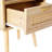 Okawville Rattan Nightstand with Drawer Bed Side Table Modern Nightstand Bedroom End Tables-1188404850