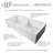 39'' L Double Bowl Fireclay Kitchen Sink-14385956