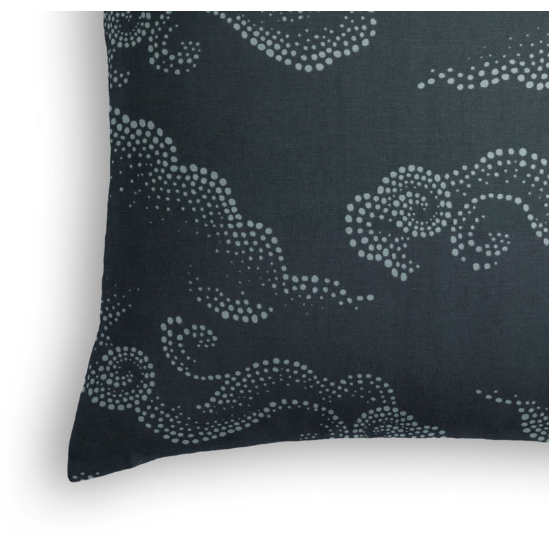 Square Pillow Cover & Insert, 16"x16", Black