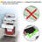 Mobile Storage Cabinet Organizer With Drawer And Cabinet, Printer Stand With Castors