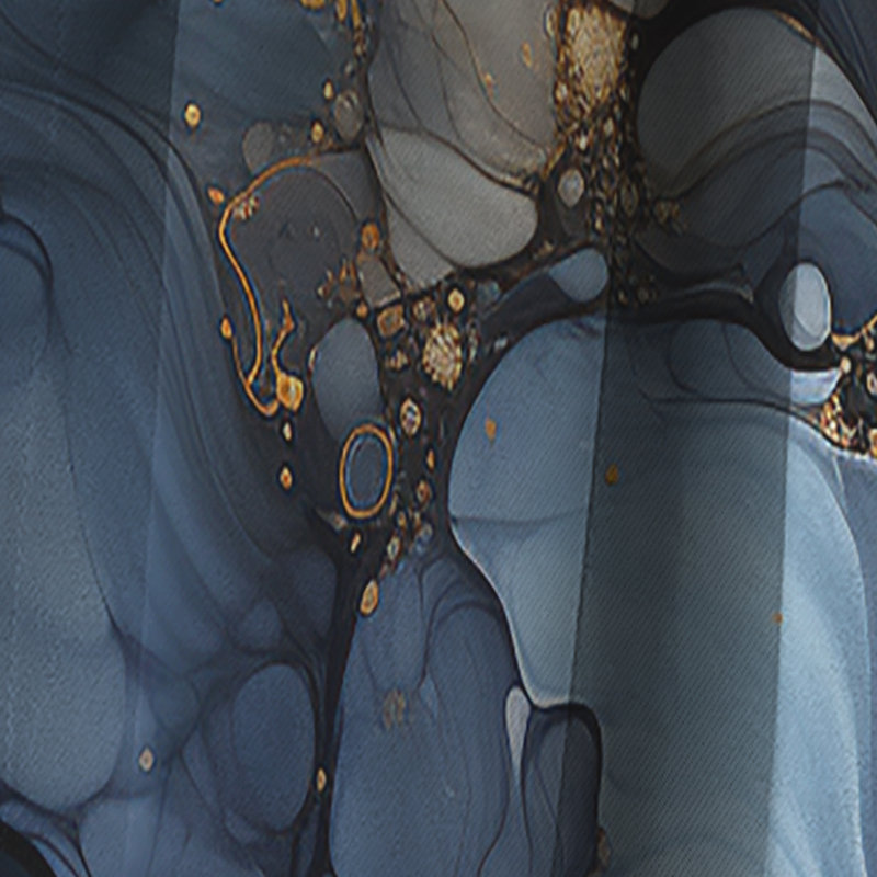 Certo - Liquid Ink Curtain - Blackout Abstract Curtain - 1 Panels, 52" W x 120" L