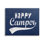 «Blue Vintage Style Happy Camper» par Lil 'Rue - Art textuel