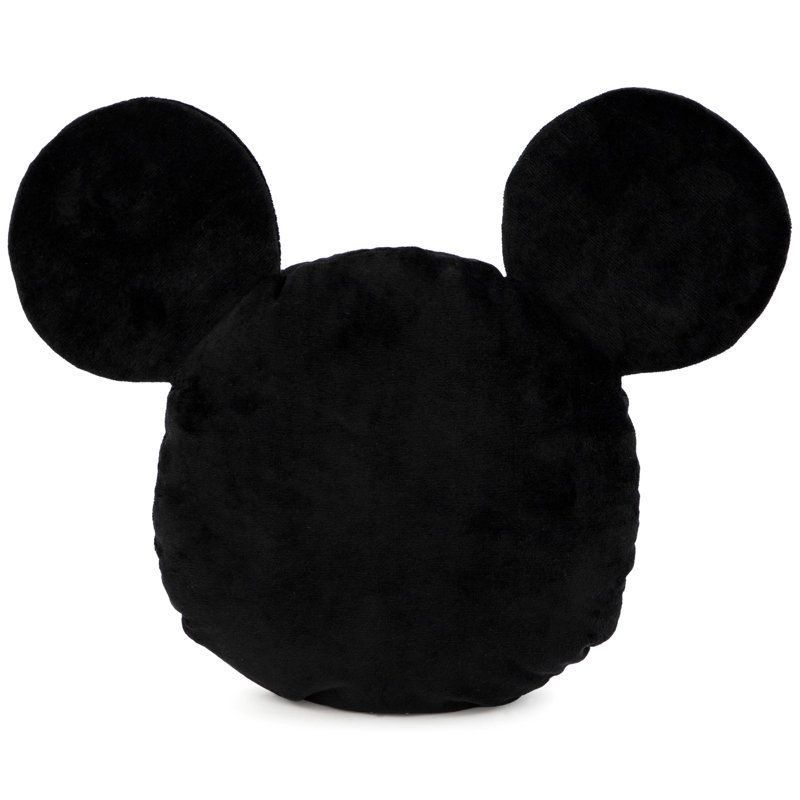 Disney Mickey Shaped Decorative Pillow Approx. Kids Plush Bed Cushion
