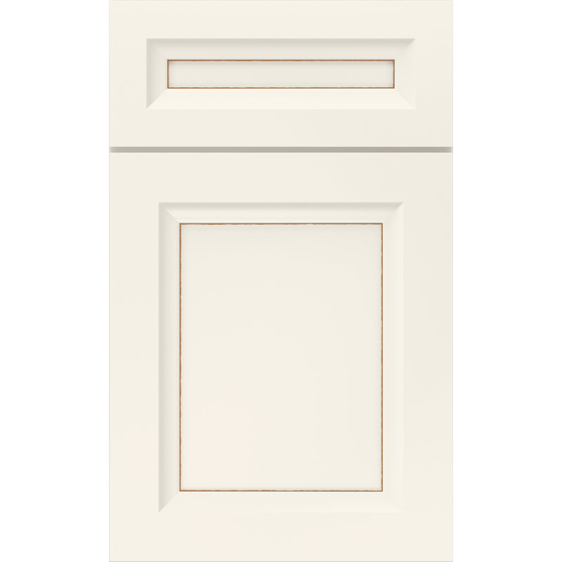 Dwelling Cranbrook Door Sample, Maple, Chalk w/Caramel Glaze