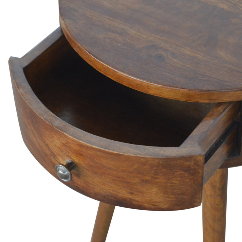 40cm W Solid Wood Bedside Table