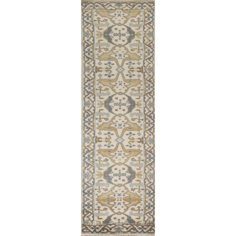 Tapis de couloir All-Over Oushak 3 x 10