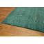 Handmade Green Wool Gabbeh Style Area Rug 5x8