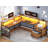 L-Shaped Computer Desk with Power Outlet-761660454