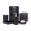 Domus Black Matte Tissue Box Cover