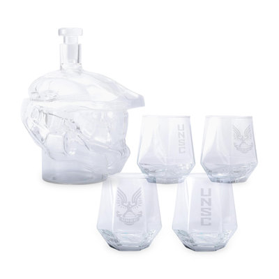 Glass 6 - Piece Whiskey Decanter Set