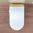 Modern Smart Toilet With Bidet, Auto Flush, Auto Open/Close,Heated Seat, Warm Water And Dry, Foam Shield Function White