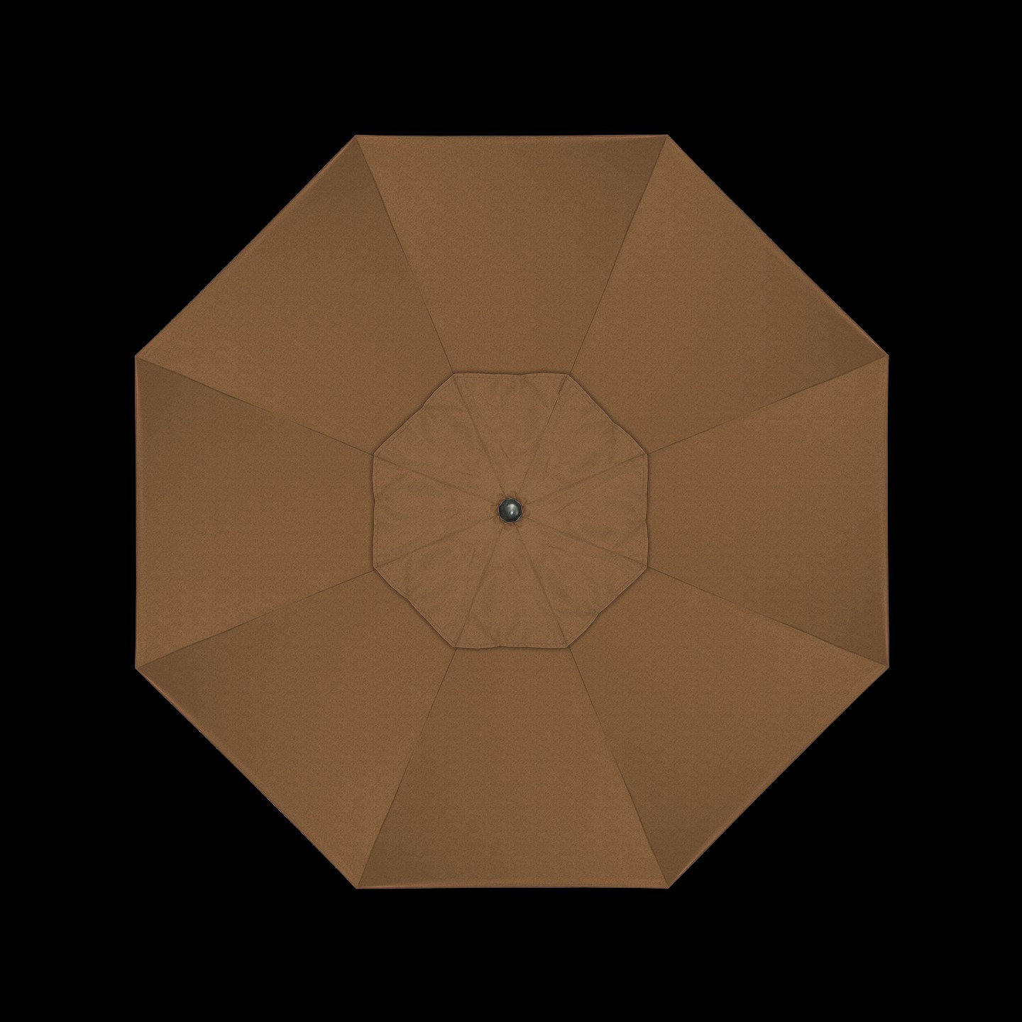 Mira 9' Sunbrella® Market Umbrella, Heather Teak Sunbrella®