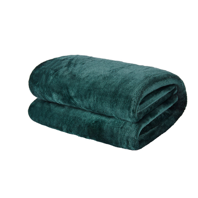 Kirac Throw Blanket, W150 x L120cm, Green