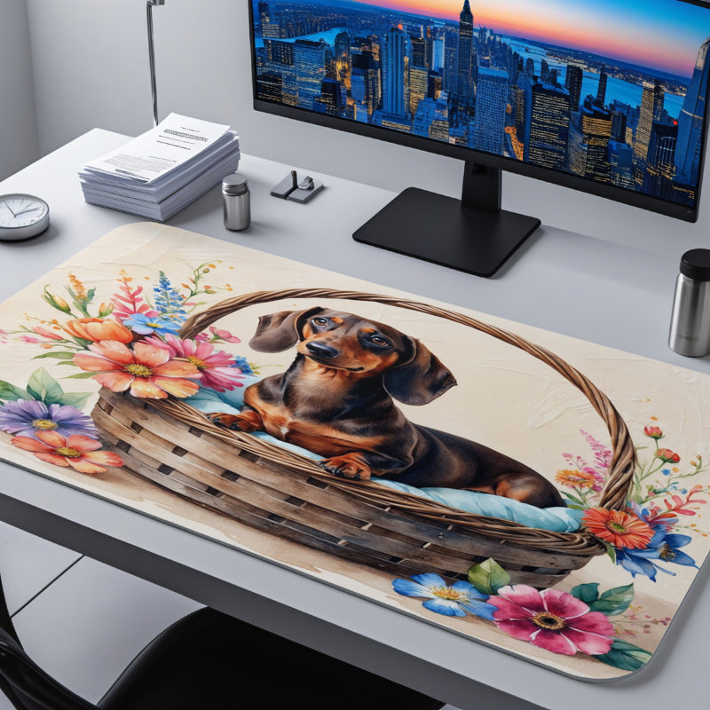 Polyester Desk Pad, 23.6x13.8