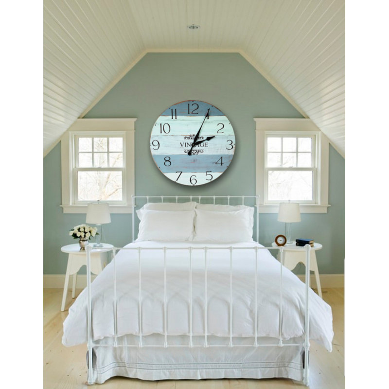 Leary Wall Clock, 30" H x 30" W x 2" D