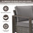 8-Piece Outdoor Modern Patio Family Conversation Set With Fire Pit Table-1384203393-1384203422