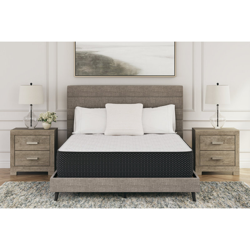 King White Plush Innerspring Mattress with Gel Memory Foam