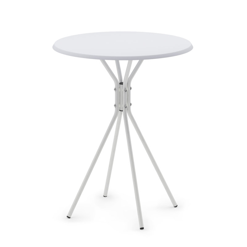 Cypert Pedestal Round Side Table Set