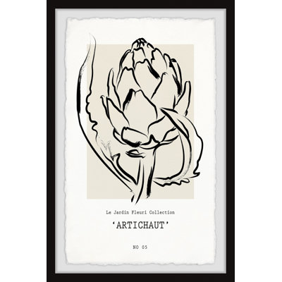 «Artichaut», reproduction encadrée