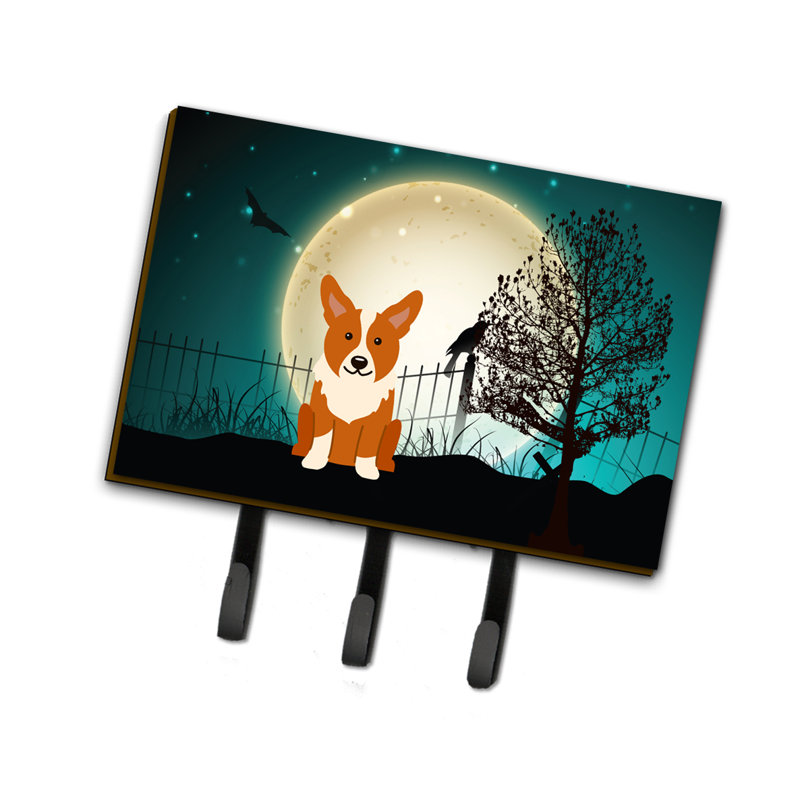 Porte-clés ou garde-corgi halloween