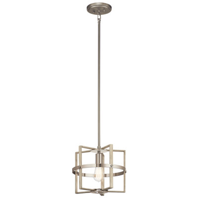 Luminaire suspendu géométrique unique à 1 lumière