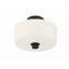 Plafonnier semi-encastré 2 lumières 12,5 po Nula-48425250