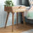 Evins Solid Wood End Table with Storage and Built-In Outlets