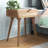 Evins Solid Wood Top 1 End Table with Storage and Built-In Electrical Outlet