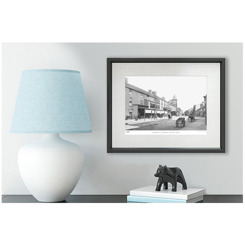 Abergele, Market Street 1895 by Francis Frith - Single Picture Frame Print, 60cm H x 80cm W x 2.3cm D