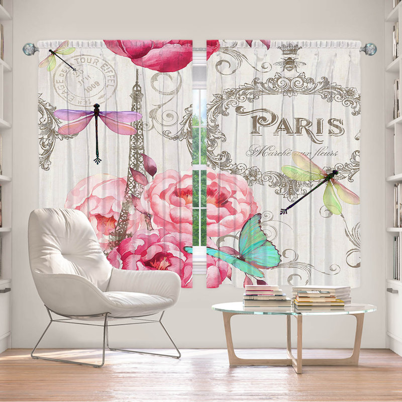 Paire de rideaux obscurcissant en polyester Sekar, L 40 po x L 52 po