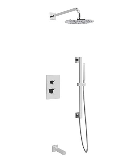 Otella Complete Shower System, Chrome